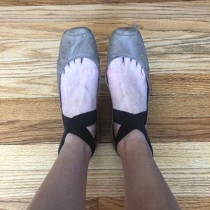 Tan leather Ballet flats